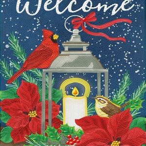 Festive Welcome Holiday diamond art